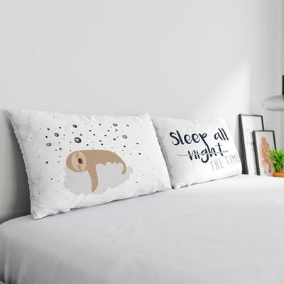 Italian Bed Linen Coppia Federe 100% Cotone Stampa Digitale, PR-33 Italian Bed Linen Coppia Federe 100% Cotone Stampa Digitale, PR-33