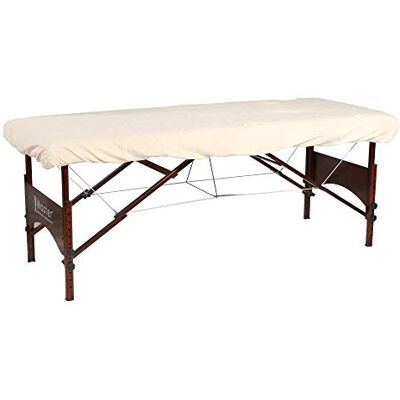 Master Massage Equipment Master Massage Lenzuolo in flanella, per lettino da massaggio, misura unica, colore naturale, 100% cotone Master Massage Equipment Master Massage Lenzuolo in flanella, per lettino da massaggio, misura unica, colore naturale, 100% cotone