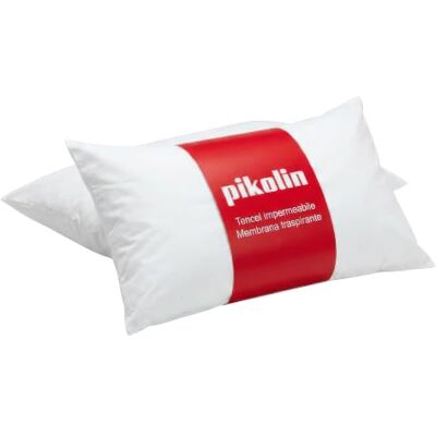 PIKOLIN Set 2 Federe Cuscino 70 x 40 cm Impermeabile con Certificazione Oeko-Tex In Tessuto Tencel. Copricuscino Traspirante e Extra Morbido PIKOLIN Set 2 Federe Cuscino 70 x 40 cm Impermeabile con Certificazione Oeko-Tex In Tessuto Tencel. Copricuscino Traspirante e Extra Morbido