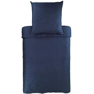 Bassetti Biancheria da letto in 100% raso di cotone di colore navy 1321, dimensioni: 200 x 200 cm Bassetti Biancheria da letto in 100% raso di cotone di colore navy 1321, dimensioni: 200 x 200 cm