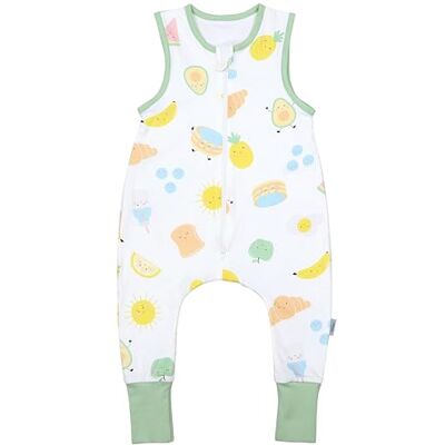 TupTam Sacco Nanna con Piedini – Sacco Nanna Neonato Estivo 0.5 TOG, Cotone OEKO-TEX, Motivi per la colazione, 68-74 TupTam Sacco Nanna con Piedini – Sacco Nanna Neonato Estivo 0.5 TOG, Cotone OEKO-TEX, Motivi per la colazione, 68-74