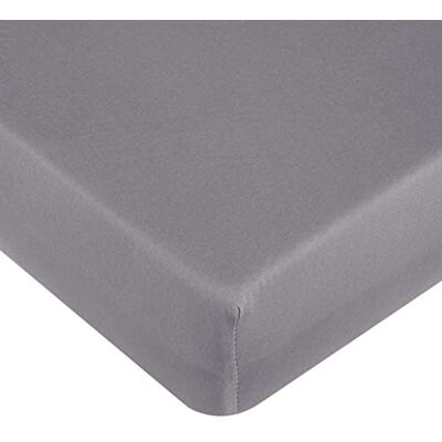 TRÄUMELAND - kuschelweiches Spannbetttuch Jersey - dark gray - Fitted sheet TRÄUMELAND - kuschelweiches Spannbetttuch Jersey - dark gray - Fitted sheet