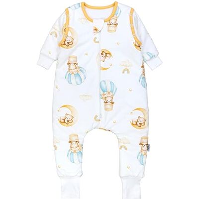 TupTam Sacco Nanna con Gambe, Maniche Rimovibili, 2.5 TOG Tutte le Stagioni OEKO-TEX TupTam Sacco Nanna con Gambe, Maniche Rimovibili, 2.5 TOG Tutte le Stagioni OEKO-TEX