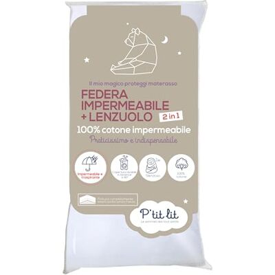 Lenzuolo con angoli magico bianco P'tit Lit - Biancheria da letto Lenzuolo con angoli magico bianco P'tit Lit - Biancheria da letto