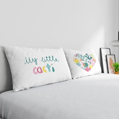 Italian Bed Linen Coppia Federe 100% Cotone Stampa Digitale, PR-40 Italian Bed Linen Coppia Federe 100% Cotone Stampa Digitale, PR-40