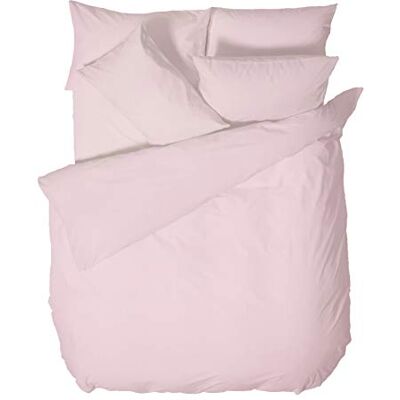 Bianca Plain Dyed Pink Set copripiumino 200 x 220 + 65 x 65 (2) Bianca Plain Dyed Pink Set copripiumino 200 x 220 + 65 x 65 (2)