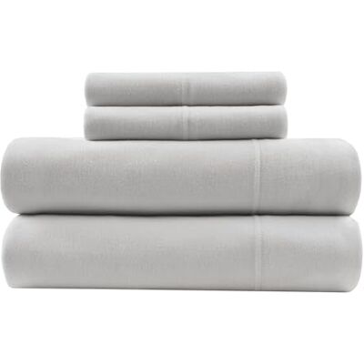 Intelligent Design Set di lenzuola in jersey di cotone misto maglia, morbide e traspiranti, per tutte le stagioni, set di lenzuola in misto cotone fresco e liscio, con tasca profonda per materassi Intelligent Design Set di lenzuola in jersey di cotone misto maglia, morbide e traspiranti, per tutte le stagioni, set di lenzuola in misto cotone fresco e liscio, con tasca profonda per materassi