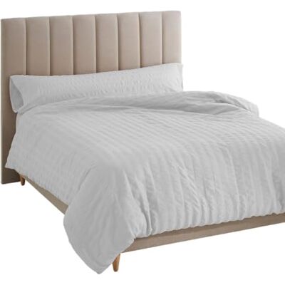 Alexandra House Living Copripiumino Amman bianco 220 x 220 cm Alexandra House Living Copripiumino Amman bianco 220 x 220 cm