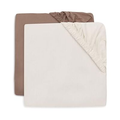 Jollein Lenzuolo con angoli in jersey Per culla Milky Coffee/Ivory Confezione da 2-40/50x80/90cm Lenzuolo con angoli in cotone Certificato OEKO-TEX Jollein Lenzuolo con angoli in jersey Per culla Milky Coffee/Ivory Confezione da 2-40/50x80/90cm Lenzuolo con angoli in cotone Certificato OEKO-TEX