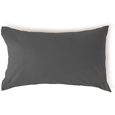Bassetti Set 2 Federe, Grigio, 100% Cotone, 50X80 cm, Federa Cuscino Letto Morbida, Coppia Di Federe, Lavabili In Lavatrice Bassetti Set 2 Federe, Grigio, 100% Cotone, 50X80 cm, Federa Cuscino Letto Morbida, Coppia Di Federe, Lavabili In Lavatrice