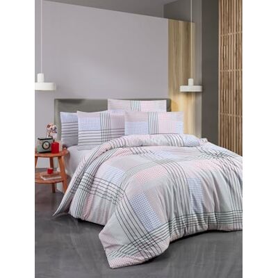 Nuit Des Rêves King Quilt Set di copertine (200 x 220 cm), 65% cotone, 35% poliestere, 145 thread Count, lavabile in lavatrice, con 2 custodie per pillow, elegante design multicolore Nuit Des Rêves King Quilt Set di copertine (200 x 220 cm), 65% cotone, 35% poliestere, 145 thread Count, lavabile in lavatrice, con 2 custodie per pillow, elegante design multicolore