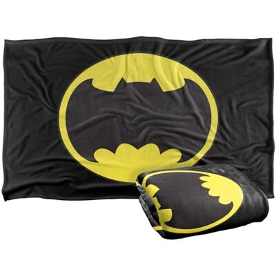 LOGOVISION Batman Frank Miller Wide Bat Logo Coperta super morbida al tatto setoso – 91 x 147 cm LOGOVISION Batman Frank Miller Wide Bat Logo Coperta super morbida al tatto setoso – 91 x 147 cm