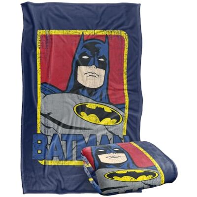 LOGOVISION Batman Primary Coperta super morbida al tatto setoso – 91 x 147 cm LOGOVISION Batman Primary Coperta super morbida al tatto setoso – 91 x 147 cm