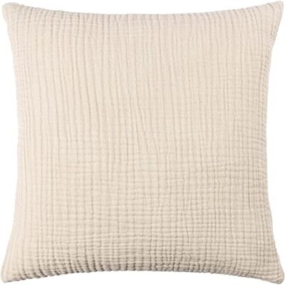 Yard Lark Muslin Crinkle Cotton Cushion Cover - Naturale - One Size Yard Lark Muslin Crinkle Cotton Cushion Cover - Naturale - One Size