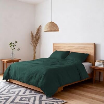 Italian Bed Linen Copripiumino Water Washed Matrimoniale Microfibra Sacco 250x200cm + Coppia Federe Ottanio Italian Bed Linen Copripiumino Water Washed Matrimoniale Microfibra Sacco 250x200cm + Coppia Federe Ottanio
