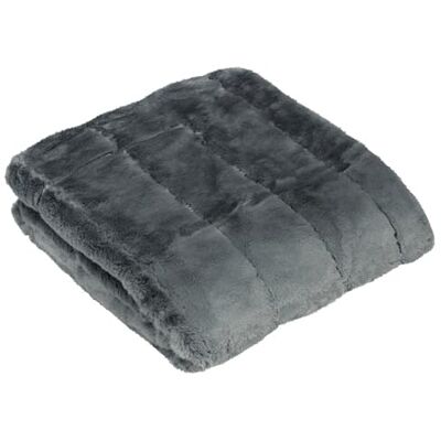 Paoletti Riva Empress Coperta in Pelliccia Sintetica Super Morbida, Pesante e Antiscivolo, Lavabile in Lavatrice, 100% Poliestere, Poliestere, Charcoal, 140 x 200 cm Paoletti Riva Empress Coperta in Pelliccia Sintetica Super Morbida, Pesante e Antiscivolo, Lavabile in Lavatrice, 100% Poliestere, Poliestere, Charcoal, 140 x 200 cm