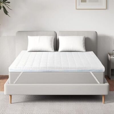 EGOHOME EGO HOME Coprimaterasso 140 x 200 cm, materasso a 7 zone, con schiuma, certificato Öko-TEX, 140 x 200 cm, per letto a molle e divano letto EGOHOME EGO HOME Coprimaterasso 140 x 200 cm, materasso a 7 zone, con schiuma, certificato Öko-TEX, 140 x 200 cm, per letto a molle e divano letto