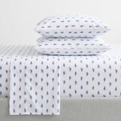 Nautica Set di lenzuola Queen in percalle di cotone, croccante e fresco, leggero e traspirante (Cloyster Blue, Queen) Nautica Set di lenzuola Queen in percalle di cotone, croccante e fresco, leggero e traspirante (Cloyster Blue, Queen)
