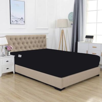 Elegant Comfort 1500, Lenzuolo con angoli per letto singolo, con tasca extra profonda per materasso alto, lussuoso e morbido, con tasca intelligente, senza pieghe, per letto king, di prima qualità, Elegant Comfort 1500, Lenzuolo con angoli per letto singolo, con tasca extra profonda per materasso alto, lussuoso e morbido, con tasca intelligente, senza pieghe, per letto king, di prima qualità,