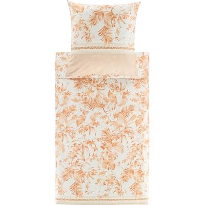 Bassetti IBISCUS TATTOOI Federa per cuscino per biancheria da letto, 100% raso di cotone, colore caramello 41, dimensioni: 40 x 80 cm Bassetti IBISCUS TATTOOI Federa per cuscino per biancheria da letto, 100% raso di cotone, colore caramello 41, dimensioni: 40 x 80 cm