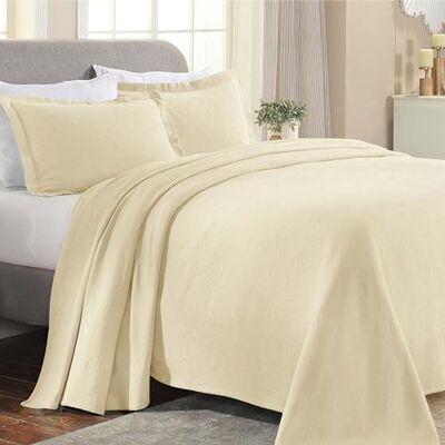 Superior Copriletto, Cotone, Avorio, Completo Superior Copriletto, Cotone, Avorio, Completo