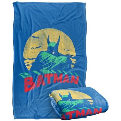 LOGOVISION Batmanpale Moonlight Coperta super morbida al tatto setoso – 91 x 147 cm LOGOVISION Batmanpale Moonlight Coperta super morbida al tatto setoso – 91 x 147 cm