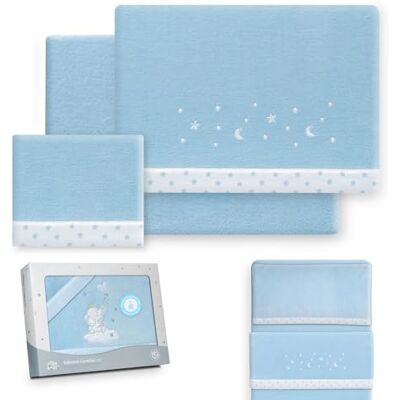 Interbaby Set lenzuola minicla 50 x 80 poliestere 100% lenzuolo per lettino per neonati corallina, caldo Include lenzuolo con angoli, piano di lavoro e federa per cuscino, ideale per l'inverno Interbaby Set lenzuola minicla 50 x 80 poliestere 100% lenzuolo per lettino per neonati corallina, caldo Include lenzuolo con angoli, piano di lavoro e federa per cuscino, ideale per l'inverno