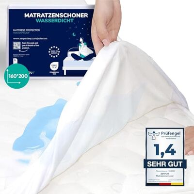 Coprimaterasso Impermeabile Zenpur Anti-allergico Traspirante - Fodera per Materasso Coprimaterasso Impermeabile Zenpur Anti-allergico Traspirante - Fodera per Materasso