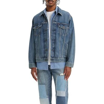 Levis New Relaxed Fit Trucker, Giacca in Denim Uomo, Waterfalls, XS Levis New Relaxed Fit Trucker, Giacca in Denim Uomo, Waterfalls, XS