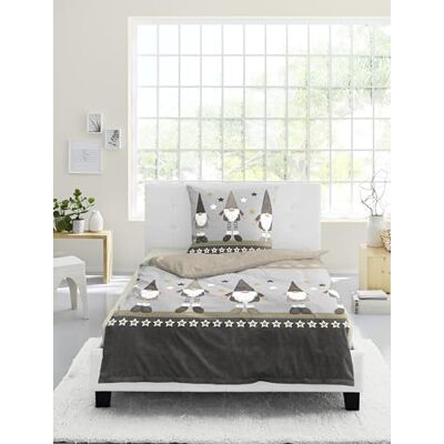 Bierbaum Biancheria da letto 4104, in flanella, disegnata in Germania, naturale 80, 135 x 200 + 80 x 80 cm Bierbaum Biancheria da letto 4104, in flanella, disegnata in Germania, naturale 80, 135 x 200 + 80 x 80 cm