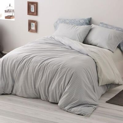 Blanco Copripiumino Velvelina® Letto da 135 cm. (+misure disponibili) Design 005 Colore grigio (135 x 190/200 cm) Blanco Copripiumino Velvelina® Letto da 135 cm. (+misure disponibili) Design 005 Colore grigio (135 x 190/200 cm)