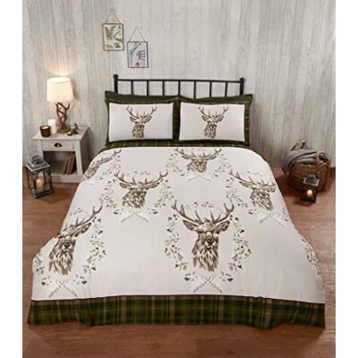 Biancheria da letto per bambini Kronhjort - 135x200cm - Verde Biancheria da letto per bambini Kronhjort - 135x200cm - Verde