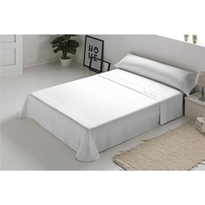 Pierre Cardin Arcadia Set di lenzuola, 160 cm, colore: bianco, in cotone, per letto da 160 cm Pierre Cardin Arcadia Set di lenzuola, 160 cm, colore: bianco, in cotone, per letto da 160 cm
