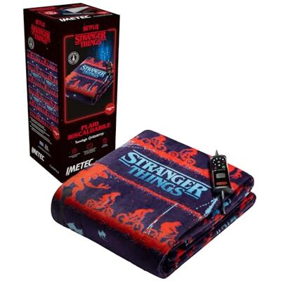 Imetec CaldoPlaid Stranger Things – Coperta riscaldante 180x140 cm Imetec CaldoPlaid Stranger Things – Coperta riscaldante 180x140 cm