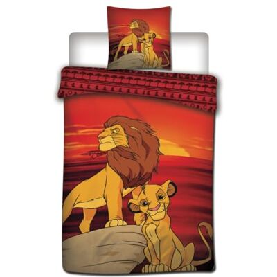 Disney Lion King Kids Duvet Cover 140 x 120 cm and Pillow Cover 63 x 63 cm Disney Lion King Kids Duvet Cover 140 x 120 cm and Pillow Cover 63 x 63 cm