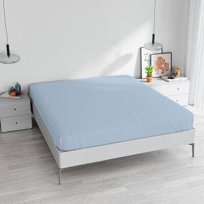 ITALIAN BED LINEN - Lenzuolo Max Color - Azzurro ITALIAN BED LINEN - Lenzuolo Max Color - Azzurro