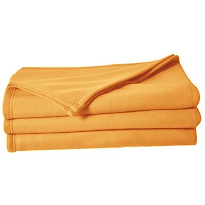 Poyet Motte Made In France Poyet Motte Coperta in Pile Poliestere Miele, Poliestere, Miel, 240 x 220 cm Poyet Motte Made In France Poyet Motte Coperta in Pile Poliestere Miele, Poliestere, Miel, 240 x 220 cm