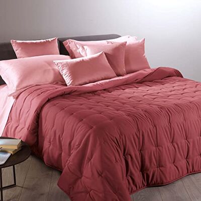Caleffi , Microfibra Mia Calduccia Coperta Mezza Stagione per Singolo Letto, Corallo Caleffi , Microfibra Mia Calduccia Coperta Mezza Stagione per Singolo Letto, Corallo