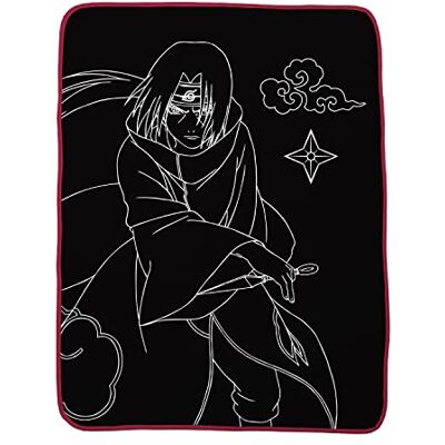 Franco Collectibles Naruto Itachi Copriletto super morbido in micro raschel, 116,8 x 152,4 cm, prodotto con licenza ufficiale) Franco Collectibles Naruto Itachi Copriletto super morbido in micro raschel, 116,8 x 152,4 cm, prodotto con licenza ufficiale)