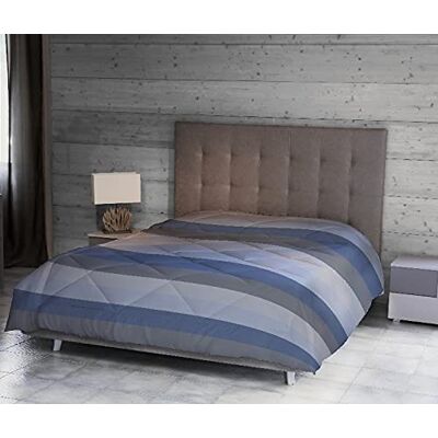 HOMEMANIA Colcha Robert - Blue - 260x250 cm - Trapunta? HOMEMANIA Colcha Robert - Blue - 260x250 cm - Trapunta?