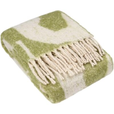 furn. Hoem Meta Jacquard Plaid con frange furn. Hoem Meta Jacquard Plaid con frange