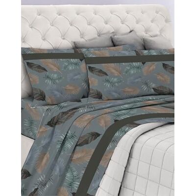 GEMITEX Completo Letto Cotone In, 100% COTONE, Traspirante, Privo di Sostanze Nocive, Qualità Certificata STANDARD 100 by OEKO-TEX Fiducia nel Tessile, MATRIMONIALE, G22/GRIGIO, Designed in Italy GEMITEX Completo Letto Cotone In, 100% COTONE, Traspirante, Privo di Sostanze Nocive, Qualità Certificata STANDARD 100 by OEKO-TEX Fiducia nel Tessile, MATRIMONIALE, G22/GRIGIO, Designed in Italy