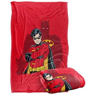 LOGOVISION Batman Wingman Coperta super morbida al tatto setoso – 91 x 147 cm LOGOVISION Batman Wingman Coperta super morbida al tatto setoso – 91 x 147 cm