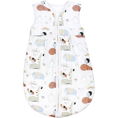 TupTam Sacco Nanna 2.5 TOG Tutte le Stagioni – Sacco Nanna Neonato, Cotone OEKO-TEX TupTam Sacco Nanna 2.5 TOG Tutte le Stagioni – Sacco Nanna Neonato, Cotone OEKO-TEX