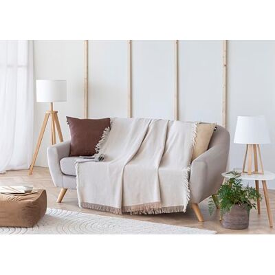 Todocama Copriletto multiuso per divano, coperta in pile, plaid per letto, copriletto, copriletto, copriletto, copriletto, jarapas, prodotto in Spagna, classico. (180 x 260 cm, beige sabbia) Todocama Copriletto multiuso per divano, coperta in pile, plaid per letto, copriletto, copriletto, copriletto, copriletto, jarapas, prodotto in Spagna, classico. (180 x 260 cm, beige sabbia)