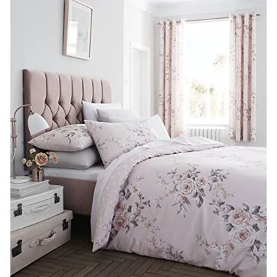 Catherine Lansfield - BD/28239/W/DE135200/BLH - Set di copripiumino floreale reversibile Catherine Lansfield - BD/28239/W/DE135200/BLH - Set di copripiumino floreale reversibile