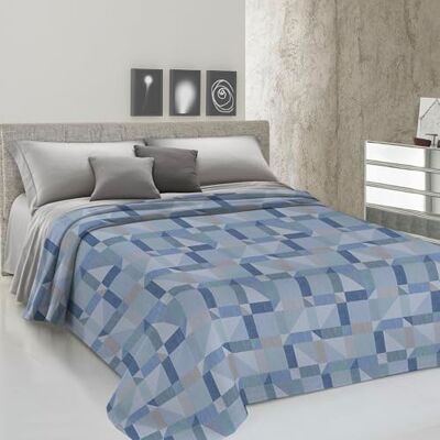 PENSIERI DELICATI Copriletto Matrimoniale 260 x 280 cm, Telo Singolo 100% Cotone Pique, Ideale Come Telo Arredo, Coperta Salva Letto 2 Piazze, Fantasia Atene Azzurro, 100% Made in Italy PENSIERI DELICATI Copriletto Matrimoniale 260 x 280 cm, Telo Singolo 100% Cotone Pique, Ideale Come Telo Arredo, Coperta Salva Letto 2 Piazze, Fantasia Atene Azzurro, 100% Made in Italy