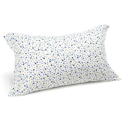 Caleffi - Pois 100% Cotone Ragazza Standard Blu - Pillow cover Caleffi - Pois 100% Cotone Ragazza Standard Blu - Pillow cover