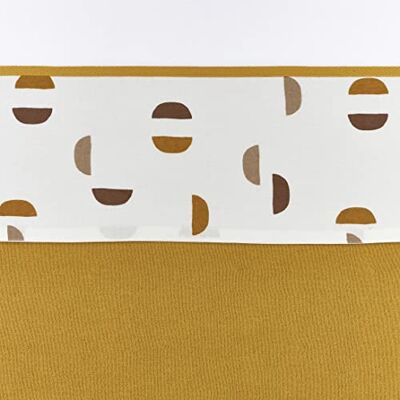 MEYCO Baby Shapes Lenzuolo per culla (lenzuolo in 100% cotone, extra morbido, traspirante, per sotto la coperta, facile da pulire, dimensioni: 75 x 100 cm, colore: oro miele MEYCO Baby Shapes Lenzuolo per culla (lenzuolo in 100% cotone, extra morbido, traspirante, per sotto la coperta, facile da pulire, dimensioni: 75 x 100 cm, colore: oro miele