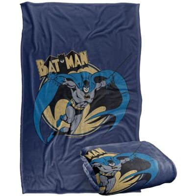 LOGOVISION Batman Through The Night Coperta super morbida al tatto setoso – 91 x 147 cm LOGOVISION Batman Through The Night Coperta super morbida al tatto setoso – 91 x 147 cm